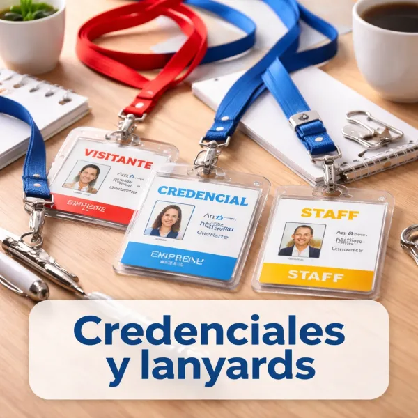categoria-credenciales y lanyards